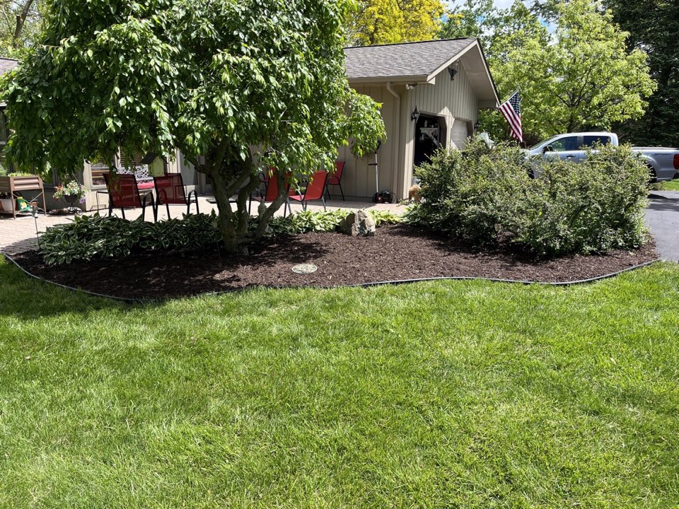 Landscaping - mulch beds and shrubs