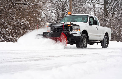 Snow plowing and winter property care